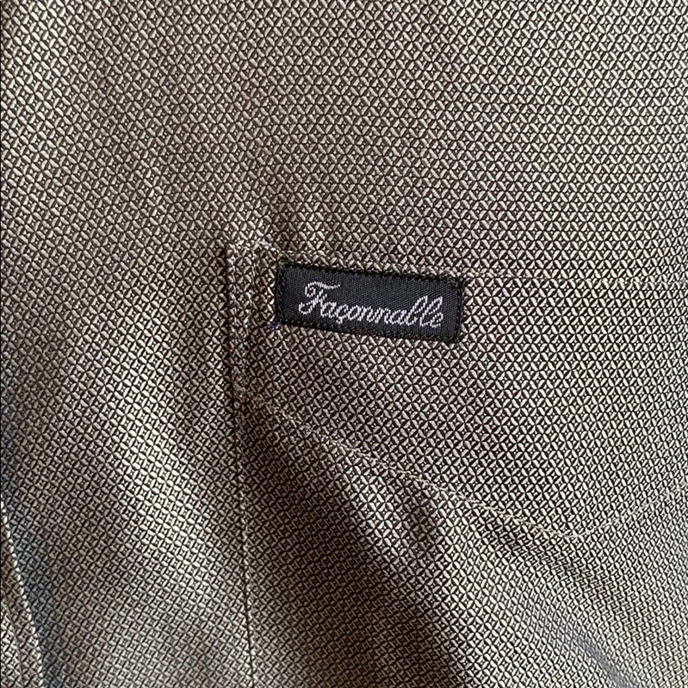 Facconable Button Down Dress Shirt - image 2